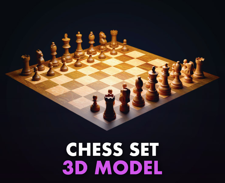 Chess-game 3D models - Sketchfab