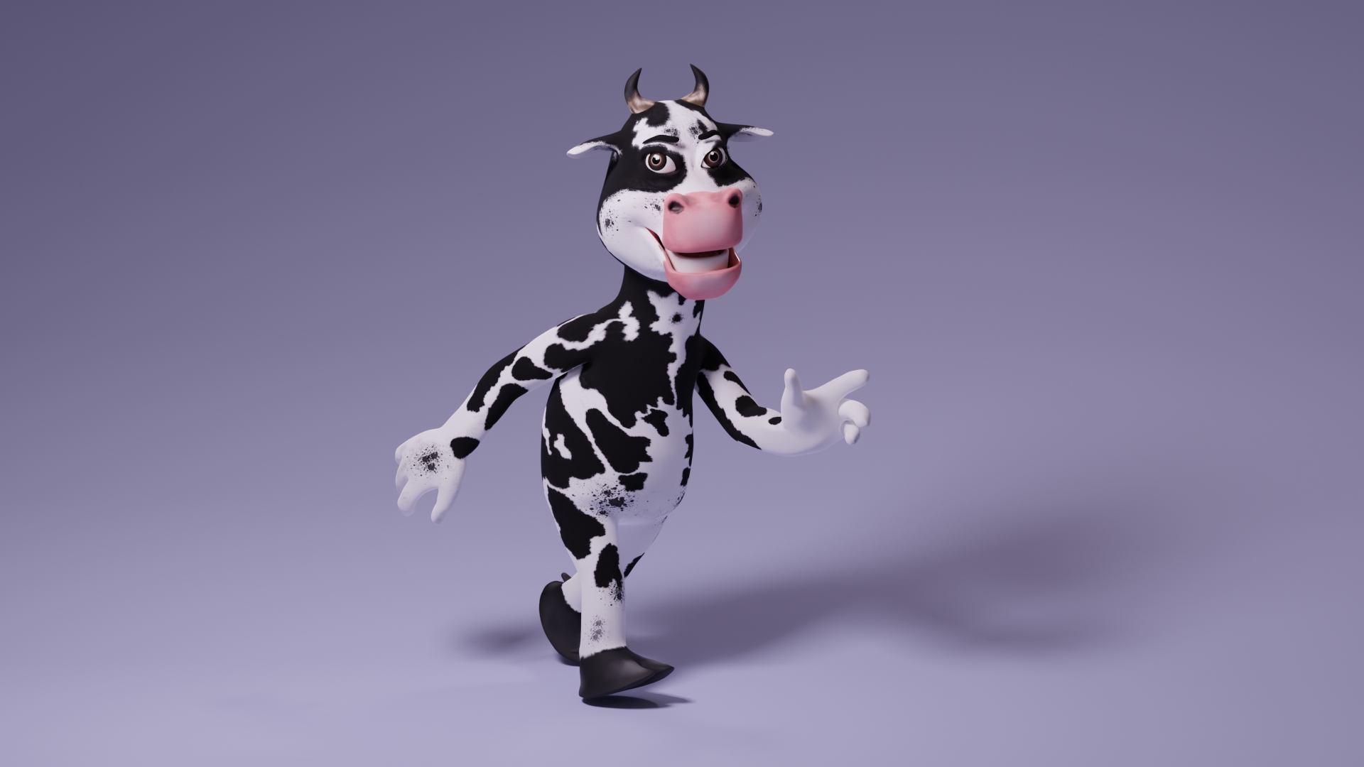 Toon Humanoid Cow - FlippedNormals