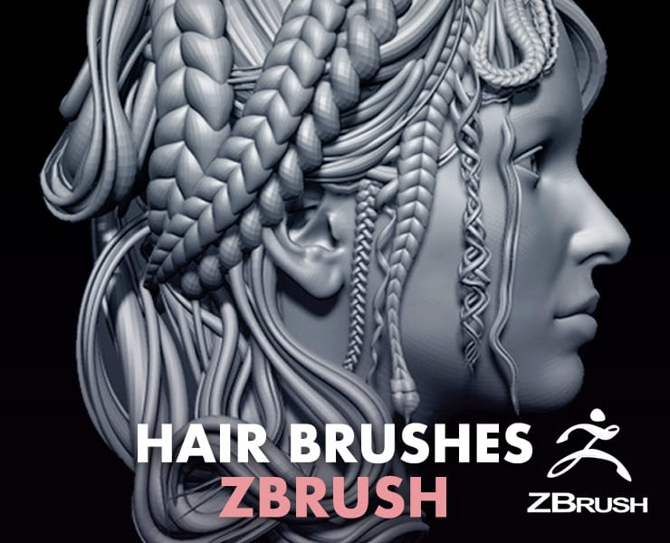 ZBrush Hair Curve Brush - FlippedNormals