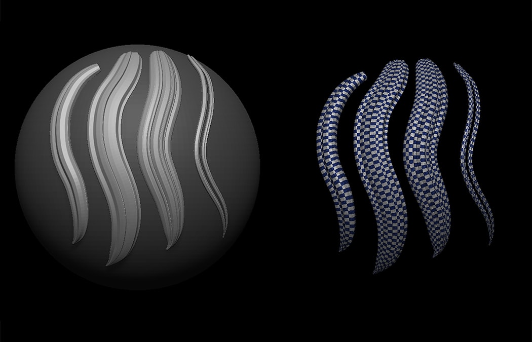 Zbrush Hair Strands 2 / IMM Curve - FlippedNormals