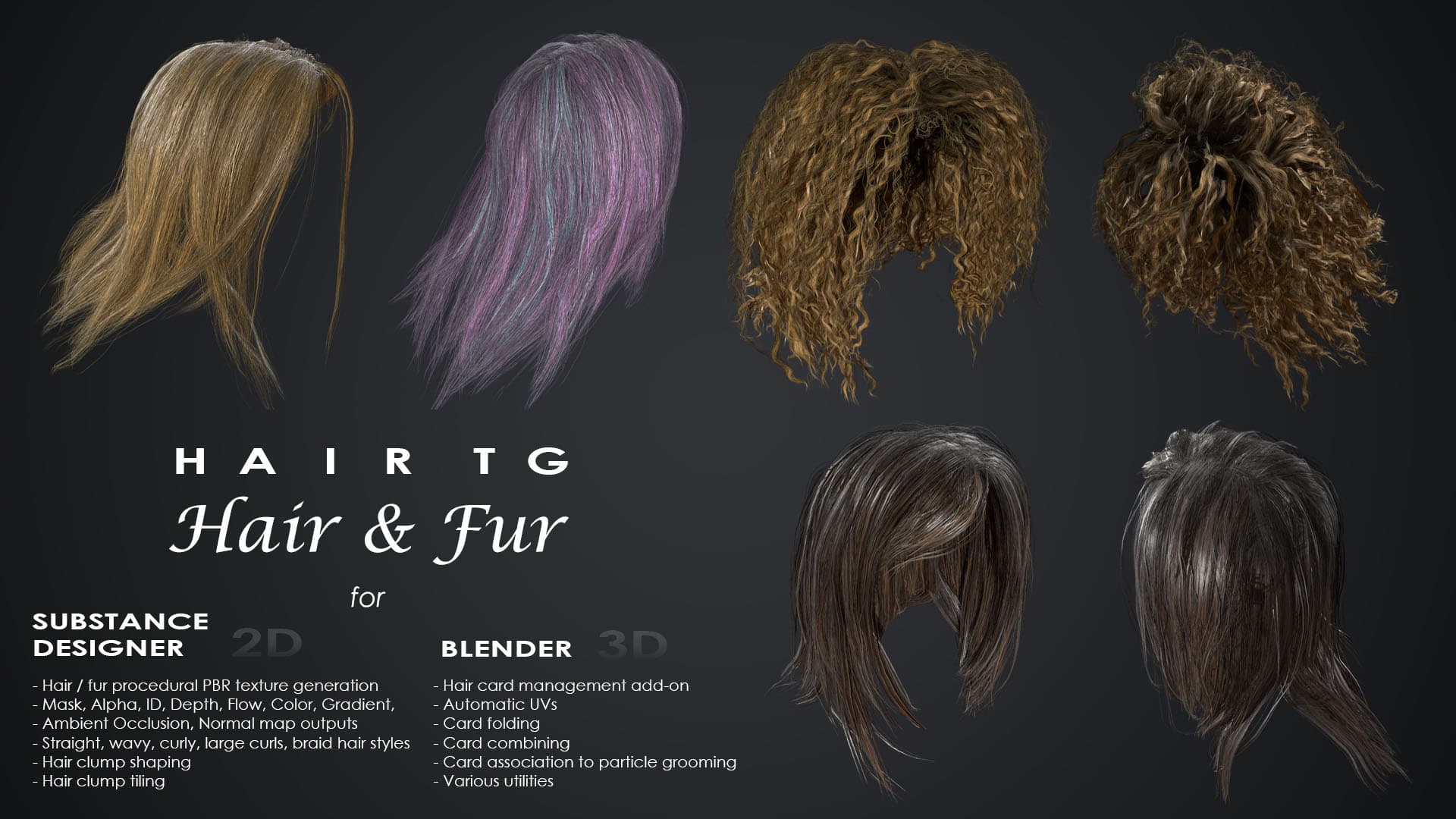 HairTG - Hair & Fur  - FlippedNormals